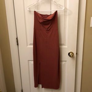 Soprano strapless dress